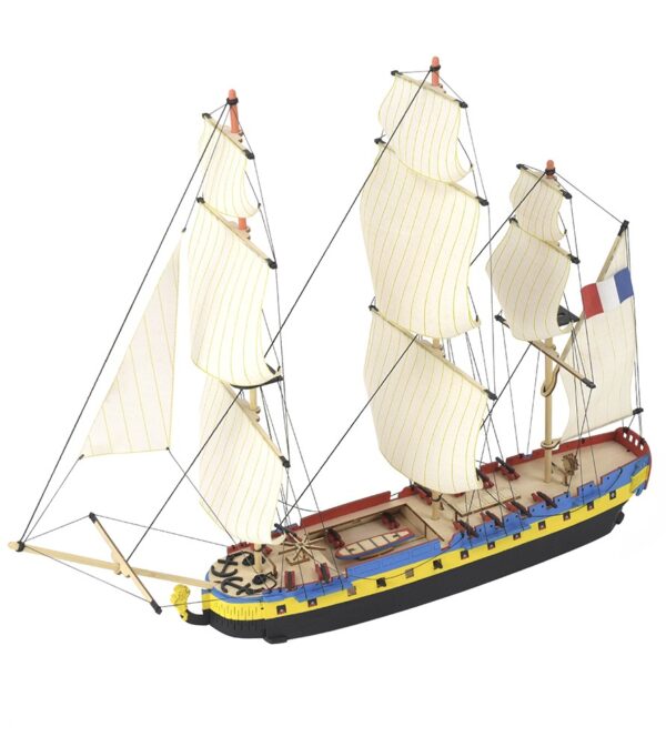 Kit de modelism naval: Fregată Franceză -  Hermione La Fayette - KMN000004